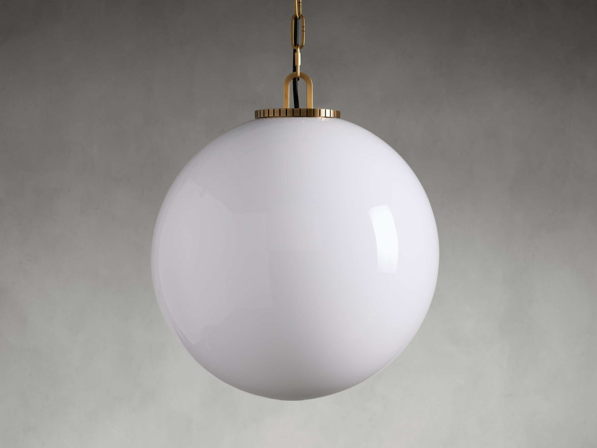 Wescotte Globe Pendant with Chain - Zelno Lighting