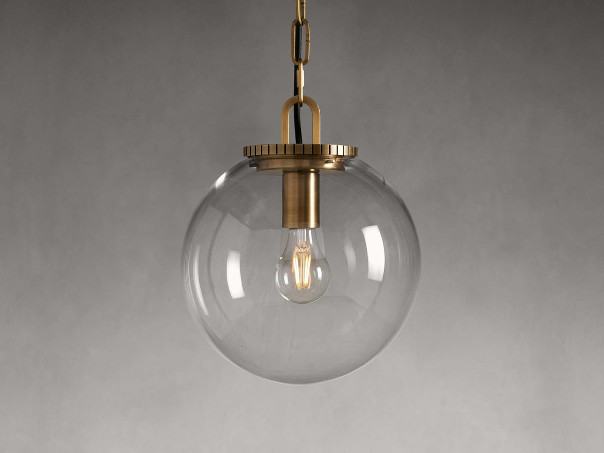 Wescotte Globe Pendant with Chain - Zelno Lighting