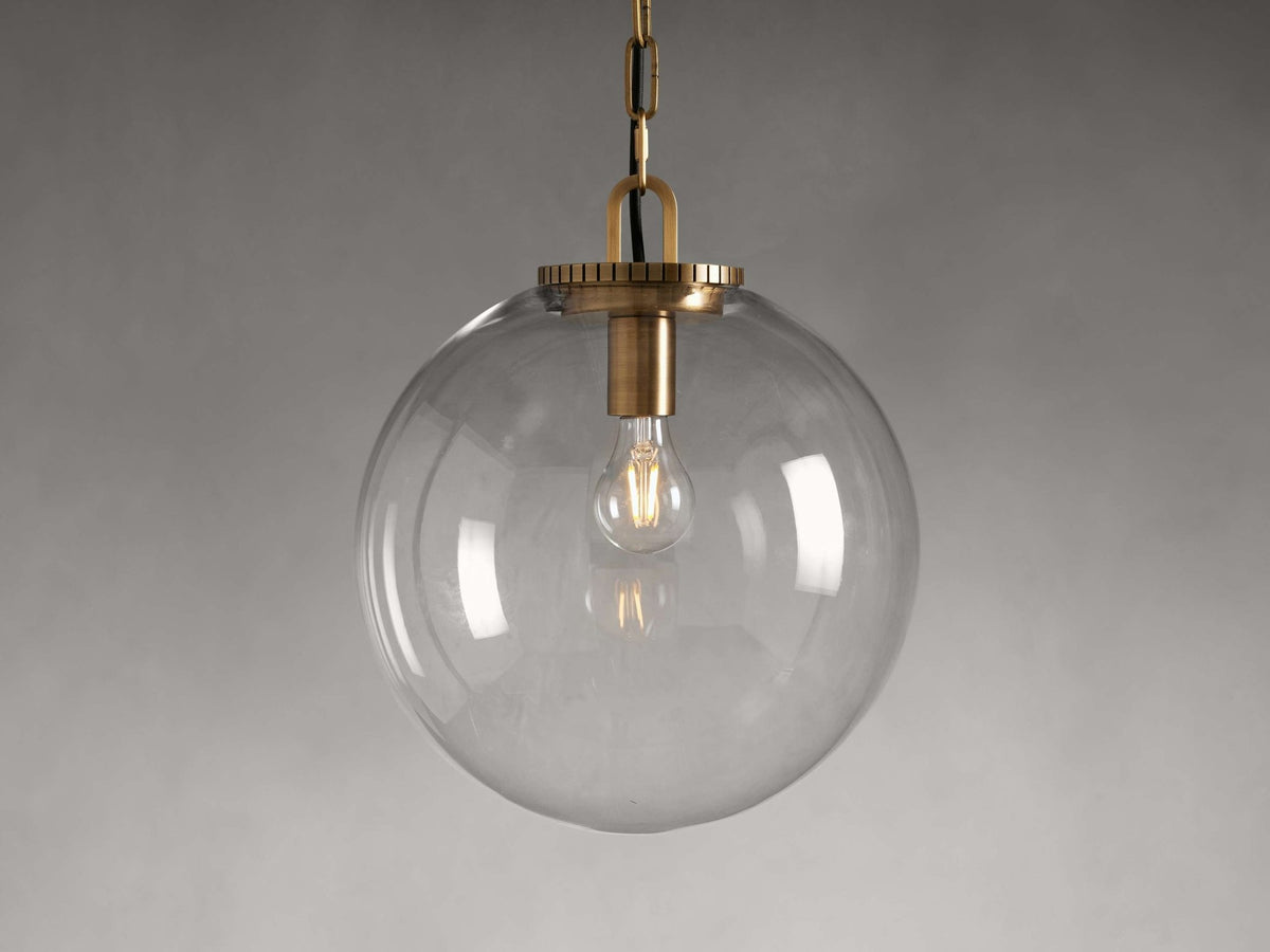 Wescotte Globe Pendant with Chain - Zelno Lighting