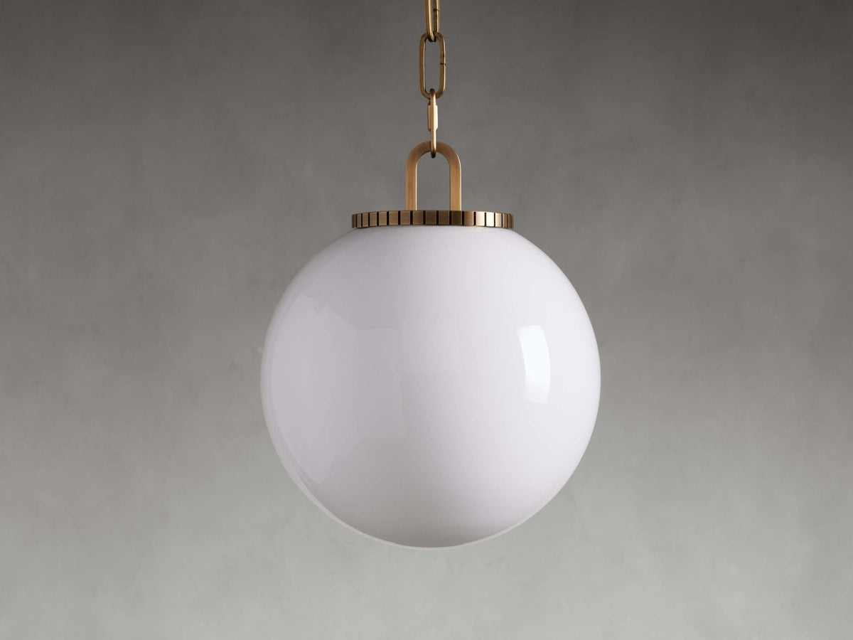 Wescotte Globe Pendant with Chain - Zelno Lighting