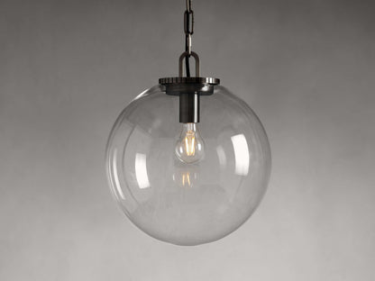 Wescotte Globe Pendant with Chain - Zelno Lighting