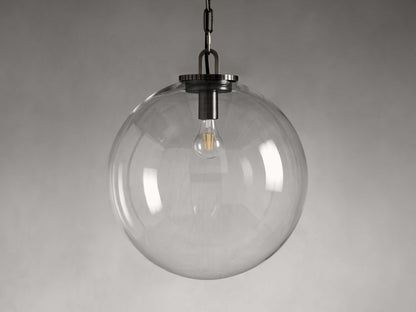 Wescotte Globe Pendant with Chain - Zelno Lighting