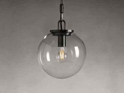Wescotte Globe Pendant with Chain - Zelno Lighting