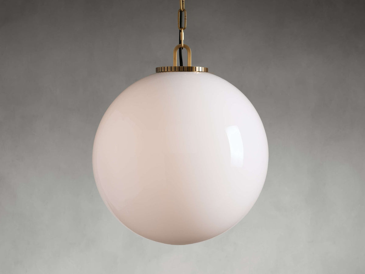 Wescotte Globe Pendant with Chain - Zelno Lighting