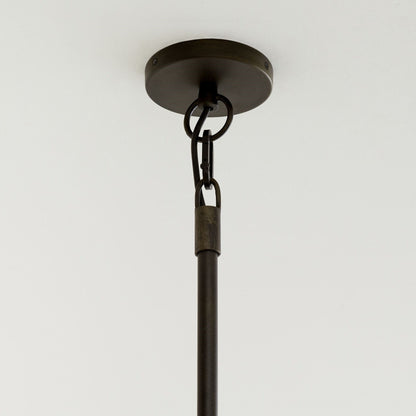 Windham Alabaster One-Tile Round Chandelier - Zelno