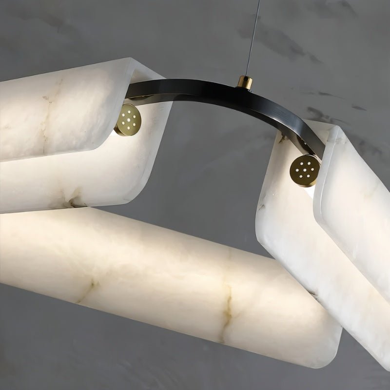 Zazu Alabaster Chandelier - Zelno Lighting