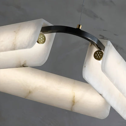 Zazu Alabaster Chandelier - Zelno Lighting