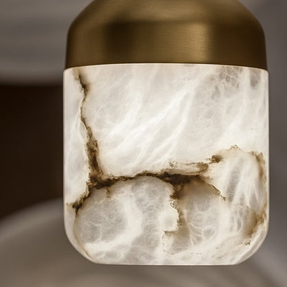 Zelno Serenity's Cascade - Modern Minimalist Alabaster Staircases Pendant Light - Zelno Lighting