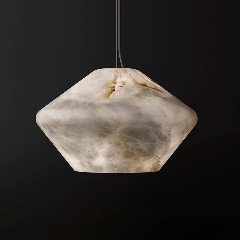 zelnolighting Finlay Alabaster Pendant Light, Kitchen Island Pendant Light - Zelno