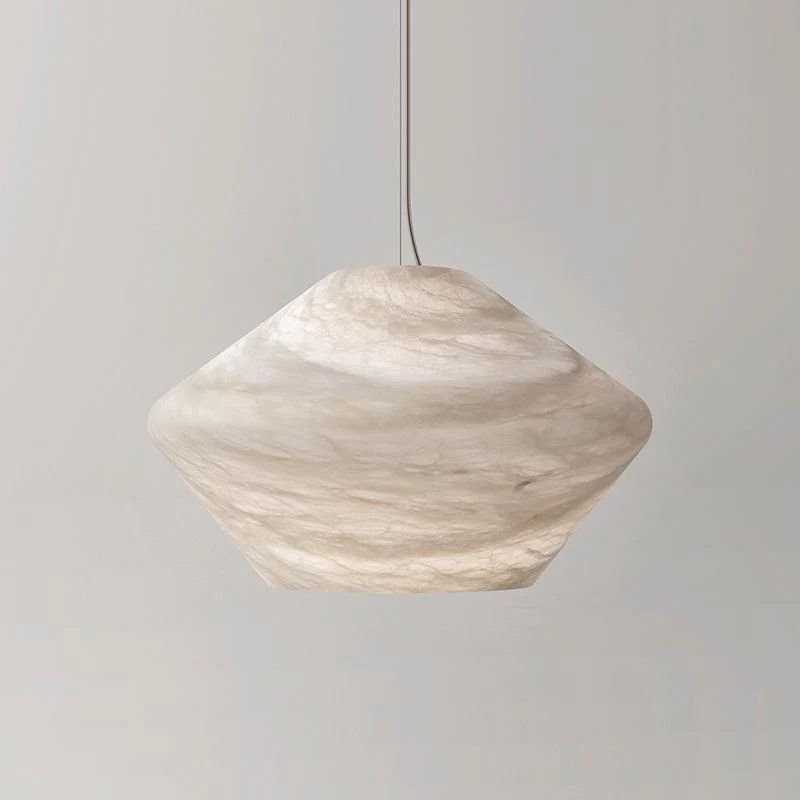 zelnolighting Finlay Alabaster Pendant Light, Kitchen Island Pendant Light - Zelno