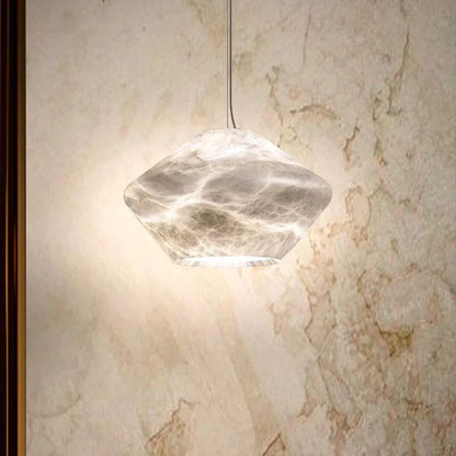 zelnolighting Finlay Alabaster Pendant Light, Kitchen Island Pendant Light - Zelno