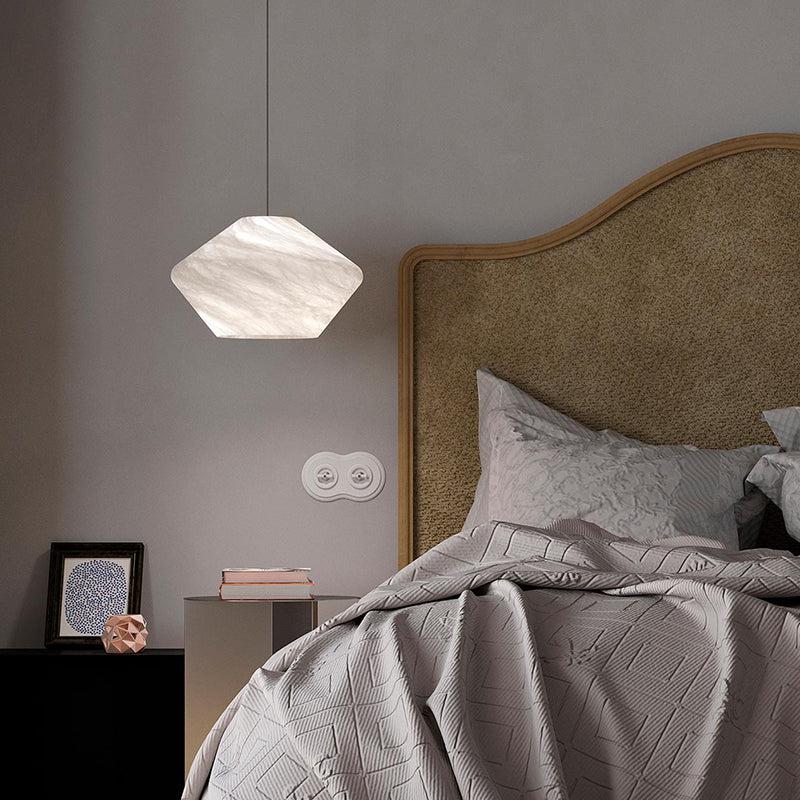 zelnolighting Finlay Alabaster Pendant Light, Kitchen Island Pendant Light - Zelno