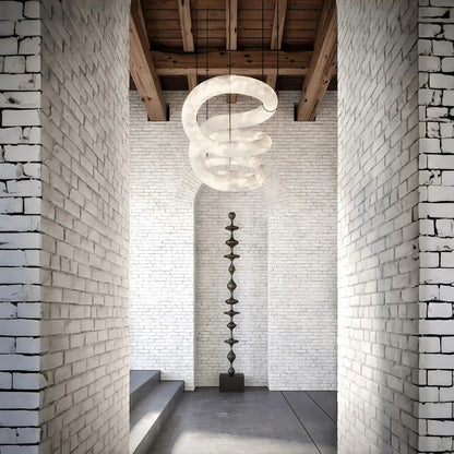 zelnolighting Infinity Massive Alabaster Chandelier - Zelno