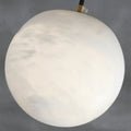 zelnolighting Modern Luxury Alabaster Ball Pendant Light, Island Mini Pendant Light - Zelno